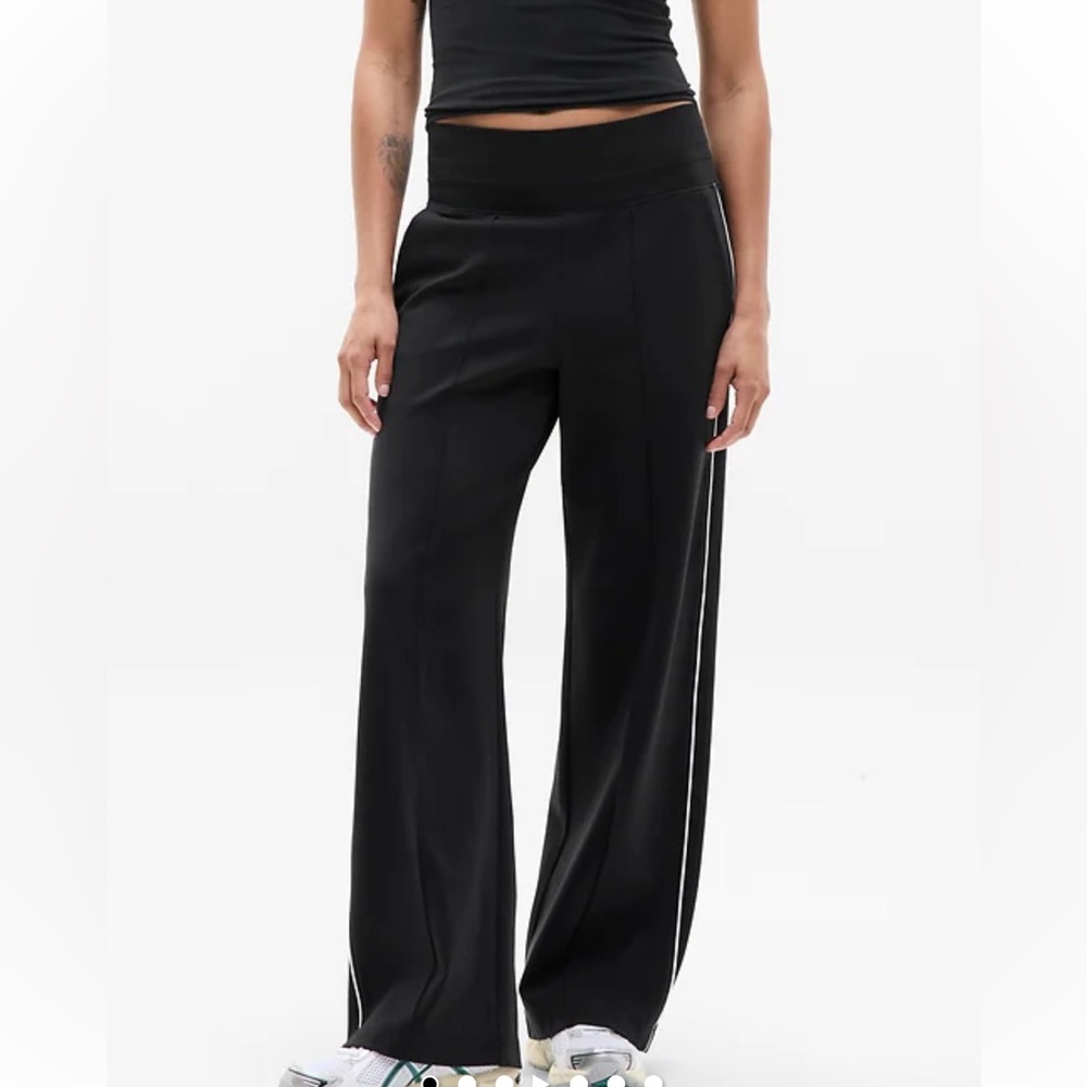 ATHLETA Black Wide-Leg Women's Pants XL size